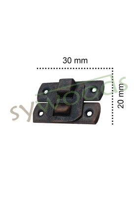 Yaylı klips küçük 20x30 mm oksit 1 adet