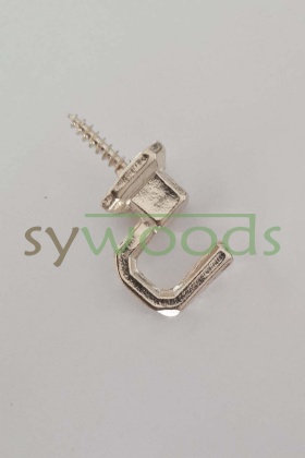 Küçük vidalı askı 15x13 mm nikel 100 adet