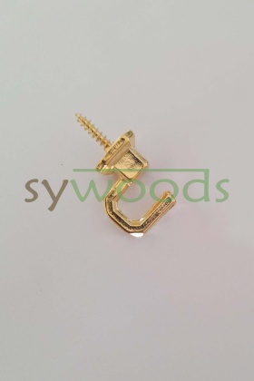 Küçük vidalı askı 15x13 mm sarı 100 adet