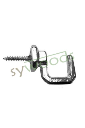 Büyük vidalı askı 15x23 mm nikel 100 adet