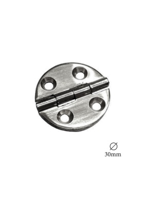 Oval pirinç menteşe 3 cm krom