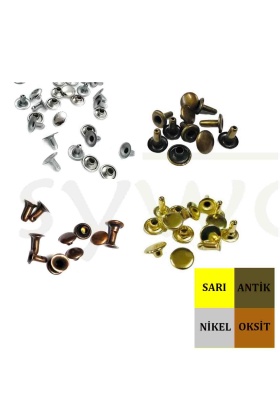 Rivet Perçin 6 mm antik 1000 adet