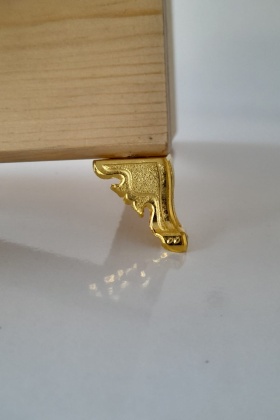 Kelebek ayak 2,5 cm sarı 100 adet