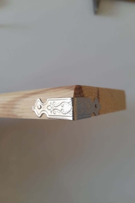 Kutu sandık kapak kenar nikel 30 mm