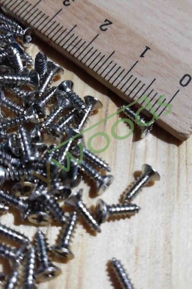 Mini vida 2,2x7,5 mm 100 adet nikel