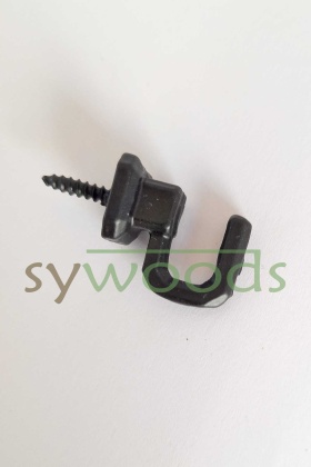 Vidalı askı küçük 15x13 mm siyah