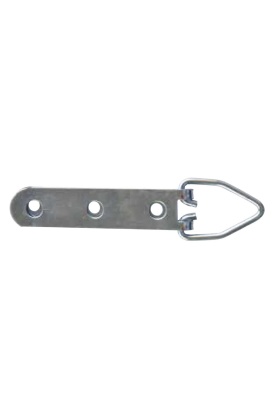 Üçgen çelik askı büyük boy 3 vidalı 10 cm