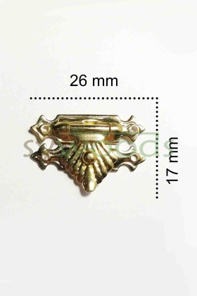 Tavla klips no:2 eko 26x17 mm 1 adet kutu sandık ve kapak kilitleri
