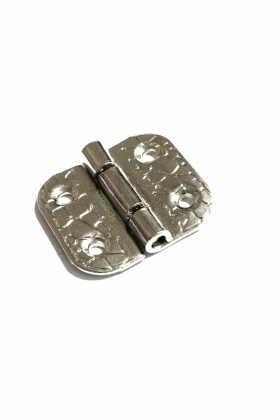 Stoplu menteşe 30x33 mm nikel  1 adet