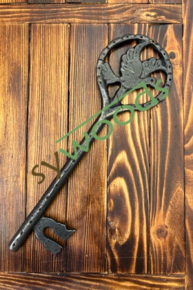 Barış 24 cm büyük pirinç anahtar dekoratif vintage antik aksesuar