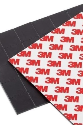 Yapışkanlı Kare Magnet Mıknatıs 2x2 cm