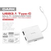 DARK DK-AC-U31X33 TYPE-C TO HDMI/USB/ETHERNET ÇEVİRİCİ