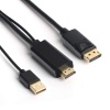 Dark HDMI to DisplayPort Dönüştürücü 2 Metre USB Güç Kablosu Destekli Kablo