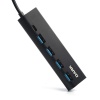 Dark USB Type-A to 1xUSB-C Charge 4 Port USB2.0 HUB