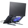 TX 6x Yükseklik Ayarlı, RGB Fanlı, 11-15,6 Uyumlu,  Alüminyum Katlanabilir Notebook ve Laptop Soğutucu Stand