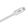 Dark 1m USB Type-C 240W PD Ultra Hızlı Şarj ve 480Mbps Örgülü Kablo (Beyaz)