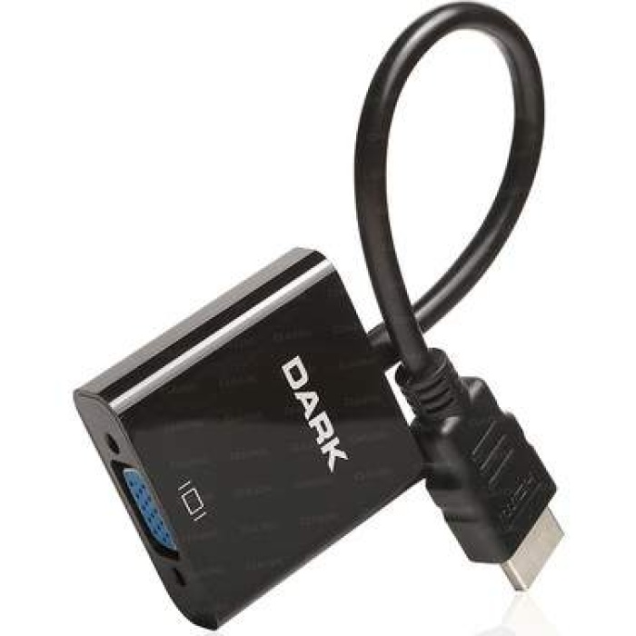 DARK DK-HD-AHDMIXVGA HDMI to VGA + Audio ÇEVİRİCİ