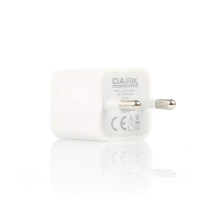 Dark Power Master Apple Lightning Kablolu 5V/1A Ev-Araç Şarj Cihazı Kiti