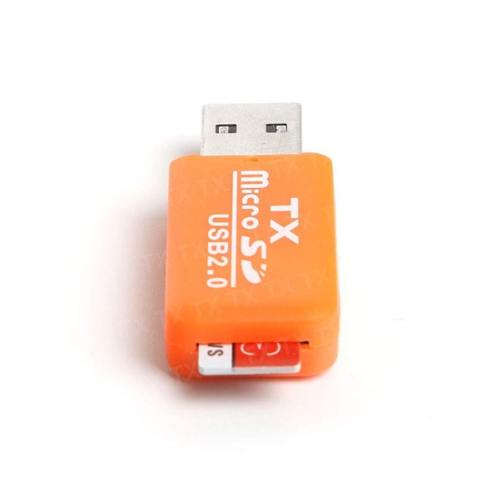 TX UCR204OR USB 2.0 MicroSD Kart Okuyucu - Turuncu