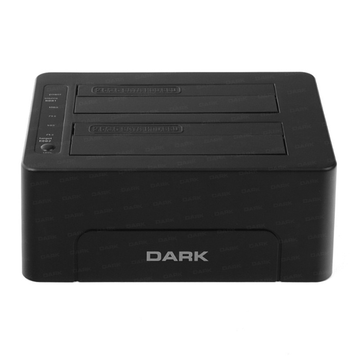 Dark StoreX DSD26C Çiftli 3.5/2.5 USB3.0 SATA Offline ile Klon Destekli Bilgisayar Bağımsız Disk İstasyonu