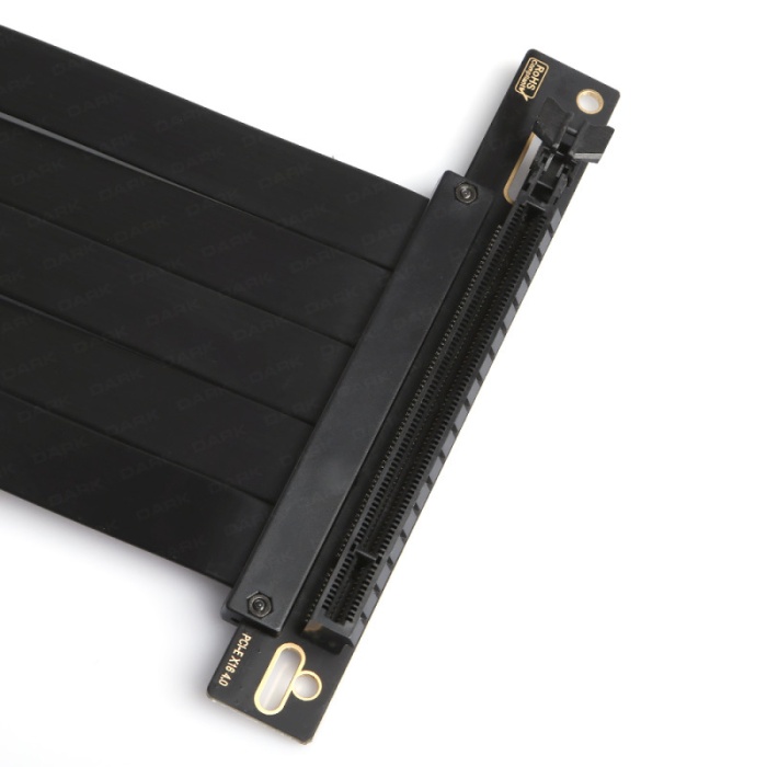 Dark PCIe 4.0 x16, 90 Derece Açılı Riser Kablo