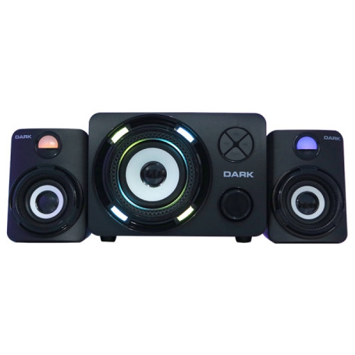 Dark SP-214 Total 9W RMS 7 Farklı Renk Titreşimli LED 2+1 Multimedia Speaker