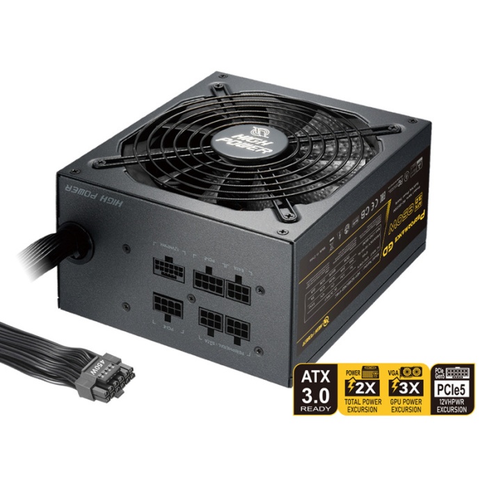 High Power Performans Serisi 850W 80+Gold ATX 3.0 & PCIe 5.0 Güç Kaynağı (HP1-S2850GD-F14C)