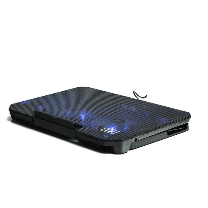 TX Ergo200 2x12cm LED FANlı, 84.7 CFM & 950±%10 RPM, 4 Kademe Yükseklik Ayarlı, 2xUSB 9-17 Notebook Soğutucu ve Stand