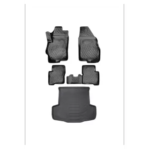 Volvo S80 2006 Bagaj Havuzu + Siyah 3D Paspas