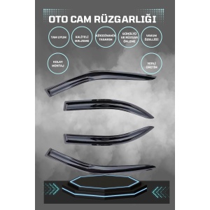Hyundai İ10 2013-2015 Mügen Cam Rüzgalrığı 4lü Takım