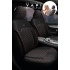 Ford Fiesta Hachback 2013 Aracınıza Uyumlu Koltuk Kılıfı Jakar Deri Siyah Krmz