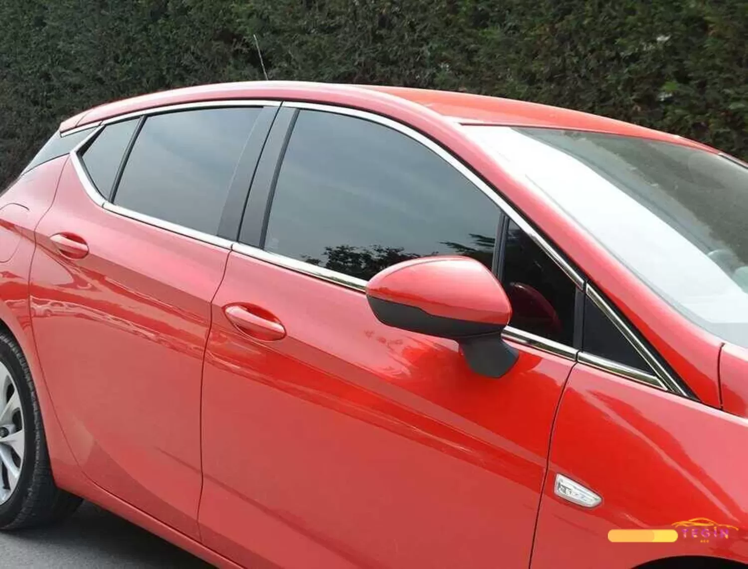 Opel Astra K HB 5D 2015 Sonrası Premium Cam Çerçevesi 14 Parça Paslanmaz Çelik