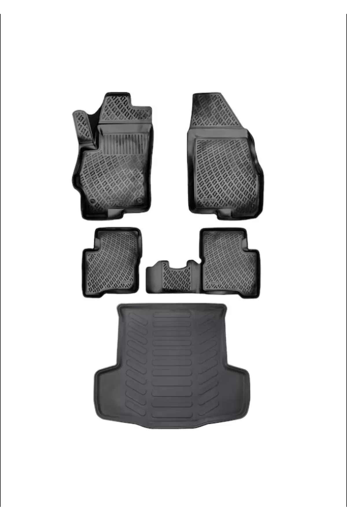 Honda HR-V Stepneli Bagaj Havuzu + Siyah 3D Paspas 2020