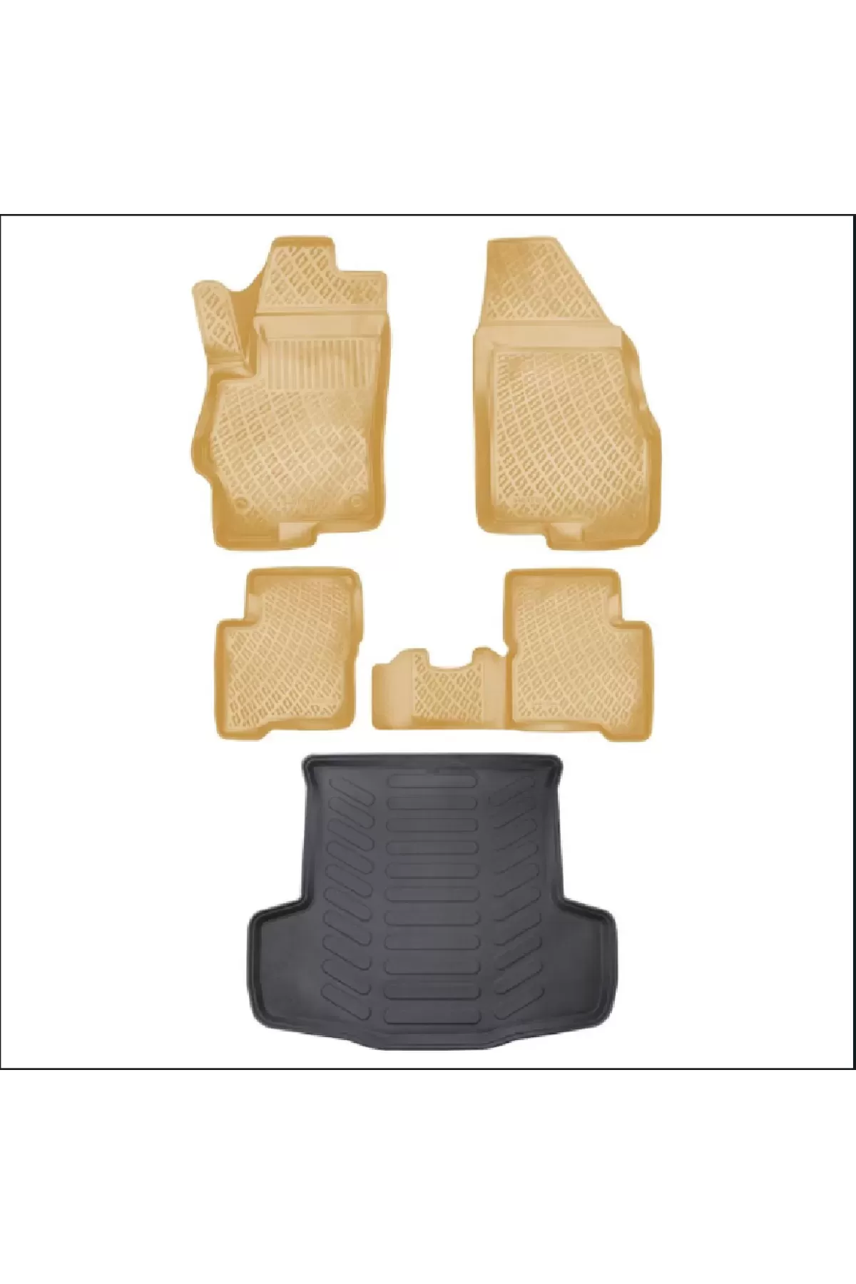 Chevrolet Captiva Bagaj Havuzu + Bej 3D Paspas 2022