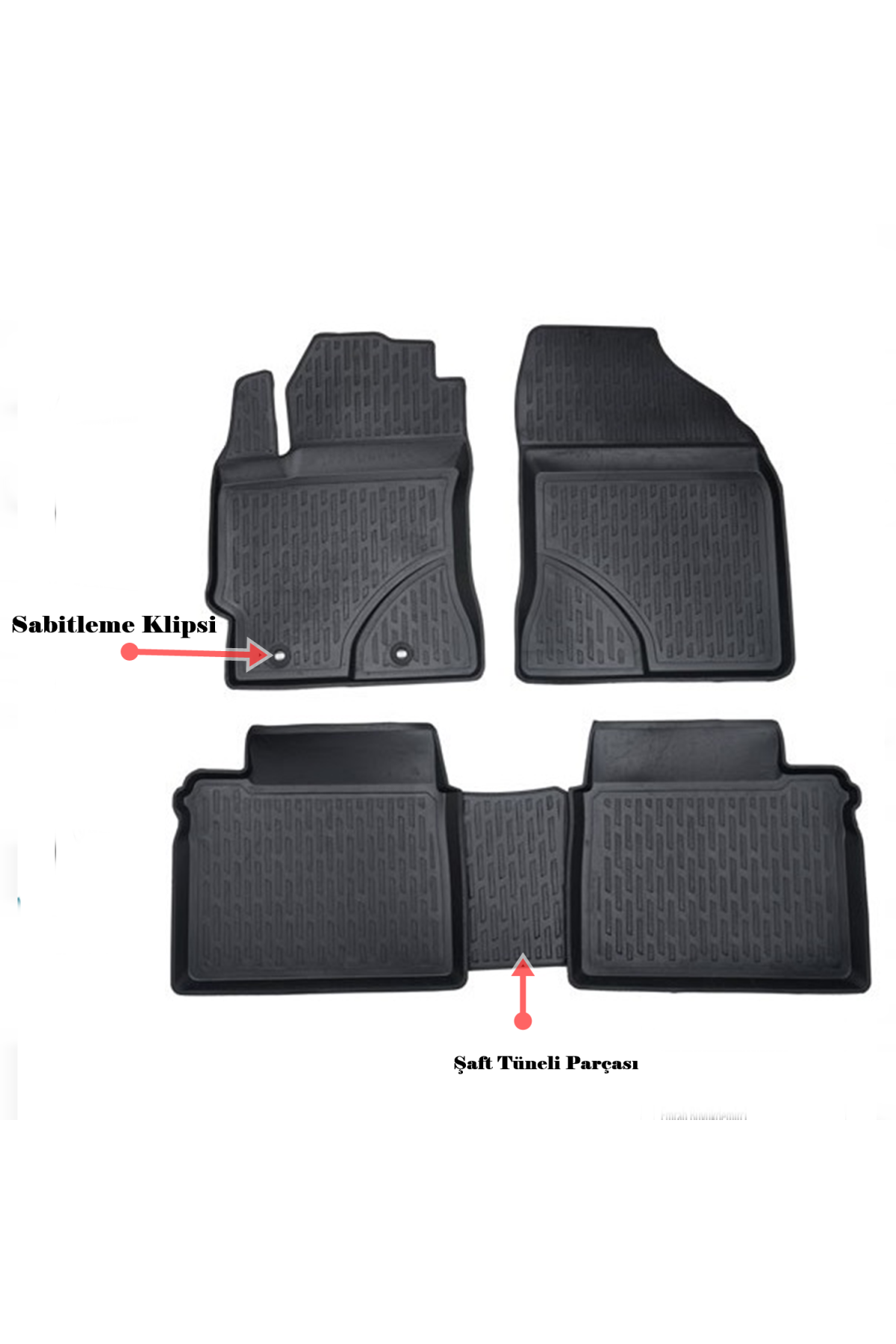 Toyota Avensıs 2011 3D X-Mat Havuzlu Paspas