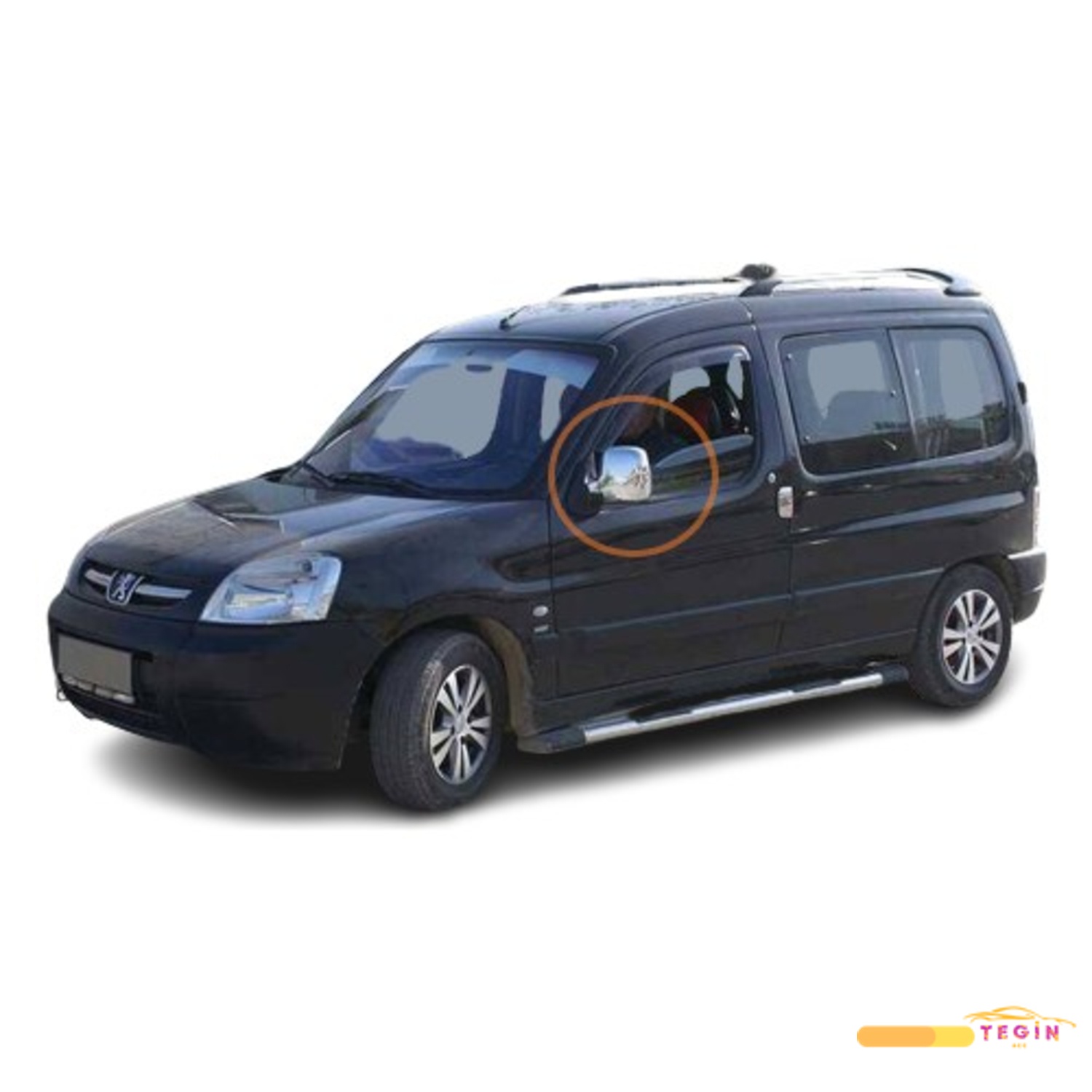 Partner 1 Mini Van 1996-2008 Ayna Kapağı 2 Parça Abs Krom