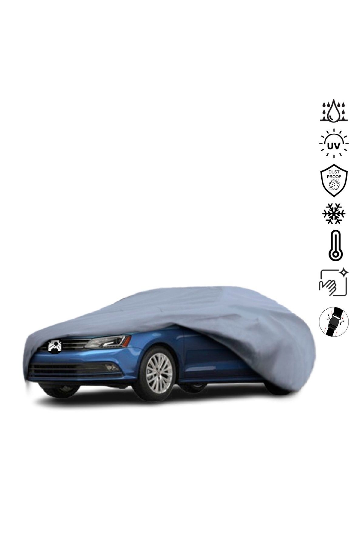 Volkswagen Jetta 6 (2010-2018) Miflonlu Su Geçirmez Oto Branda Uv Koruyuculu