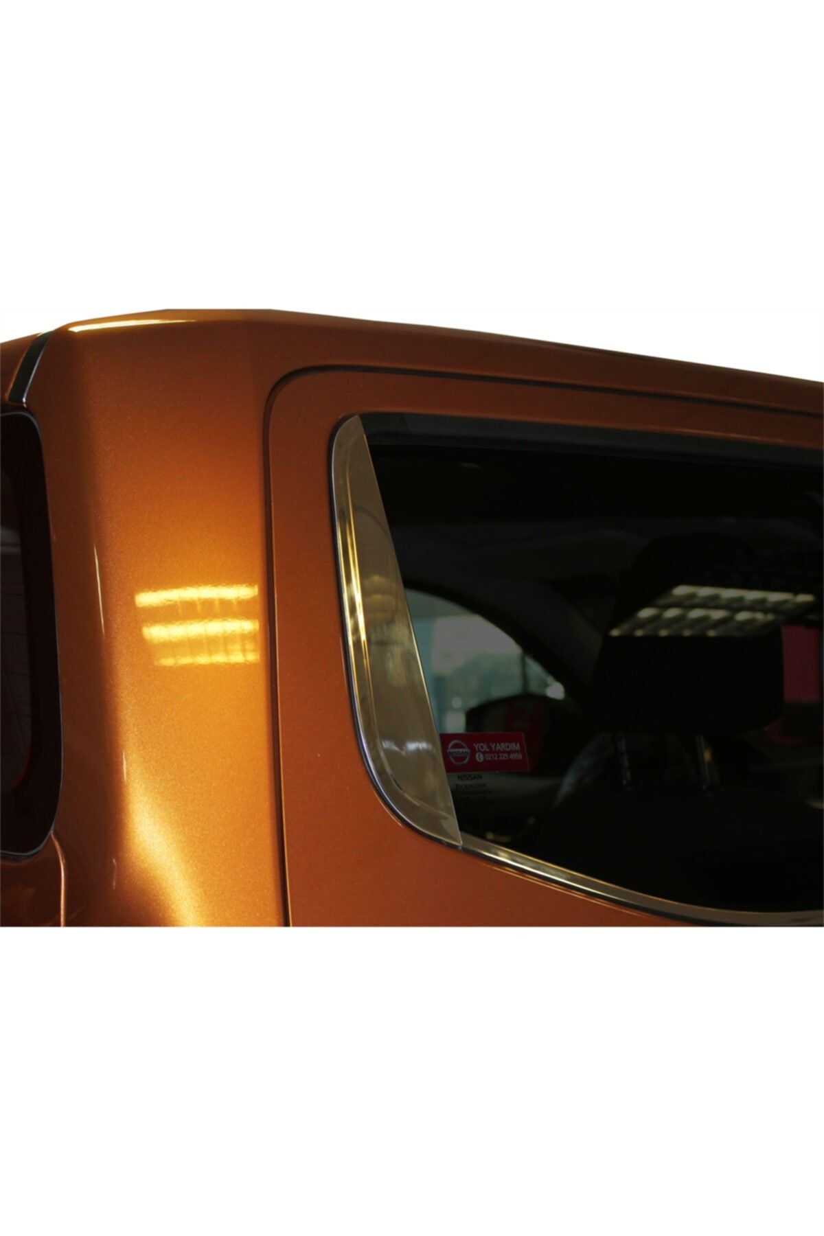 Nissan Navara Cam Arka Kelebek Çıtası Krom 2 Prç. 2016 Ve Sonrası