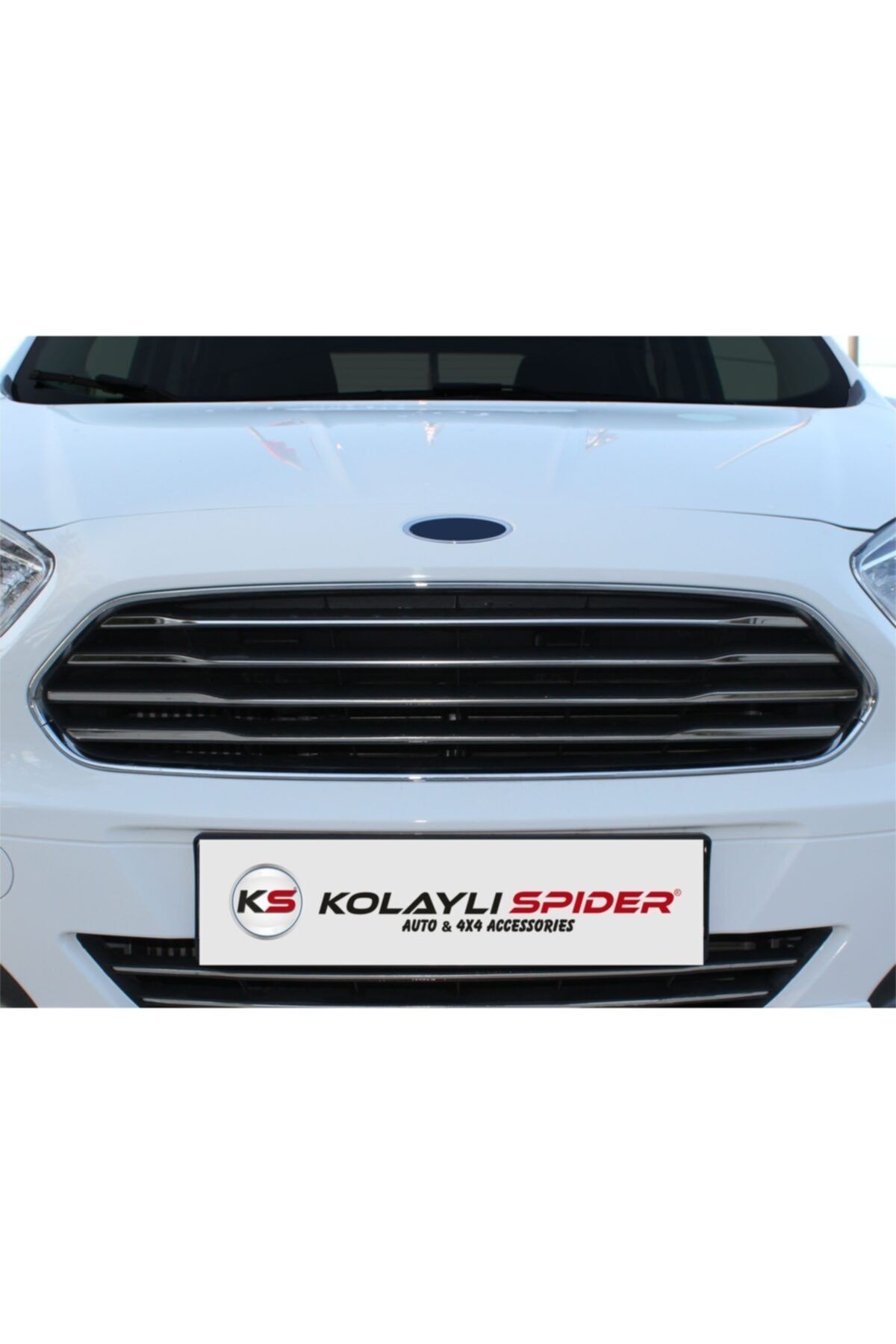 Ford Courier Ön Panjur 4 Prç Krom 2014-2017