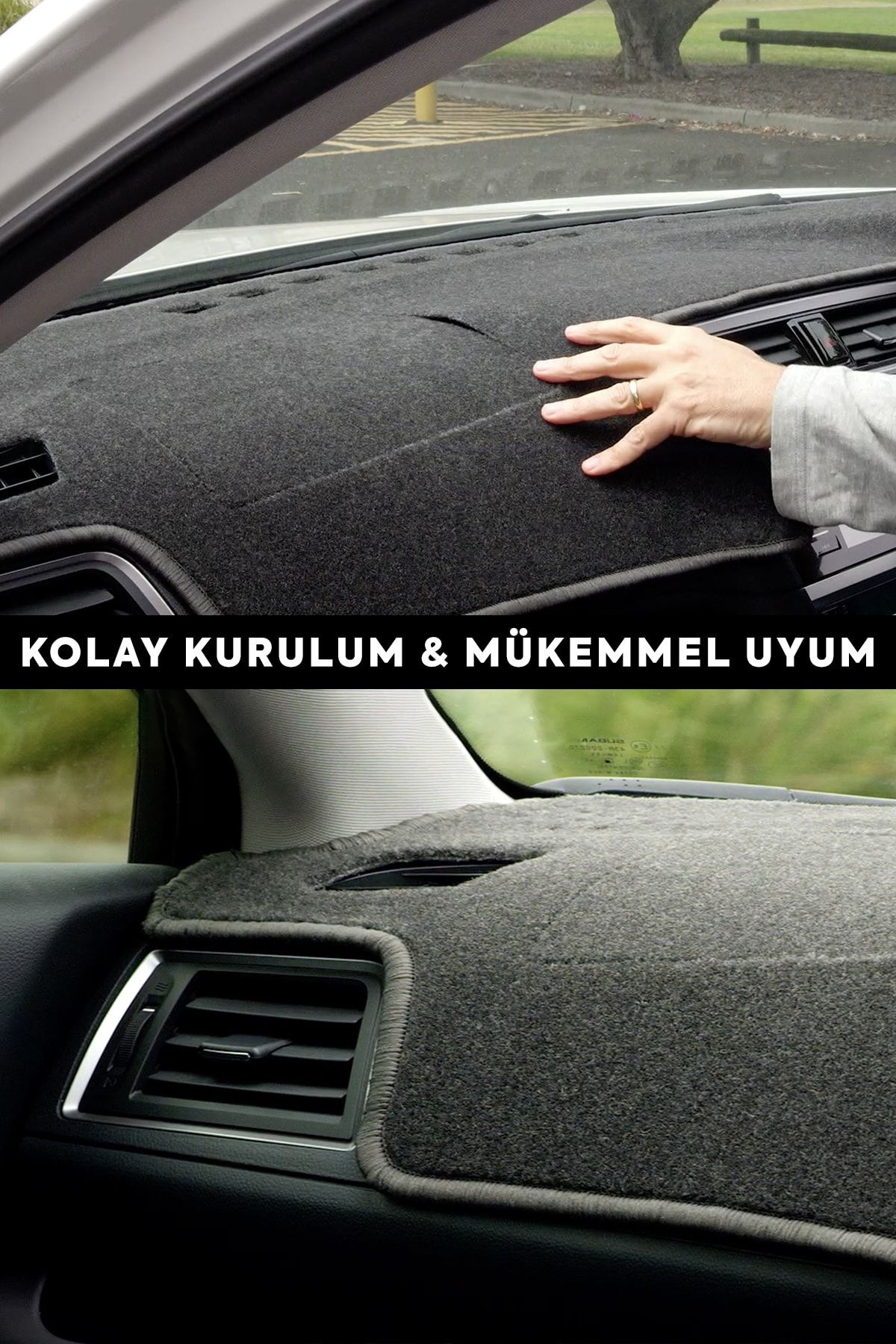 Chevrolet Aveo (2006-2010) 3d Torpido Koruma Kılıfı - Ön Göğüs Kaplama - Mavi Şerit