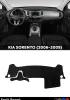 Kıa Sportage (2010-2016) 3d Torpido Koruma Kılıfı - Ön Göğüs Panel Kaplama - Siyah Şerit
