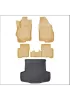 Toyota Land Cruiser Prado J150 2020 Bagaj Havuzu + Bej 3D Paspas