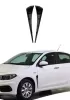 Honda Civic Euro Hatchback 2003-2005 -5 Kapı Makyaj Koltuk Minderi Siyah Deri Beyaz Desen