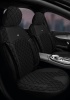 Toyota Auris - 2 Hatchback 2013 Aracınıza Uyumlu Koltuk Kılıfı Jakar Deri Siyah