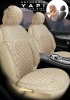 Toyota Auris - 2 Hatchback 2013 Aracınıza Uyumlu Koltuk Kılıfı Jakar Deri Bej
