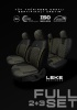 Hyundai İ-30 Hachback 2012-2016 Aracınıza Uyumlu Koltuk Kılıfı Jakar Deri Siyah Sarı