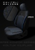 Peugeot 301 Acces Bütün Sedan 2012-2017 Aracınıza Uyumlu Koltuk Kılıfı Jakar Deri Siyah Mavi