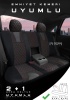 Wolkswagen Jetta Conforline - Hidline Sedan 2012-2020 Aracınıza Uyumlu Koltuk Kılıfı Luxe Serisi