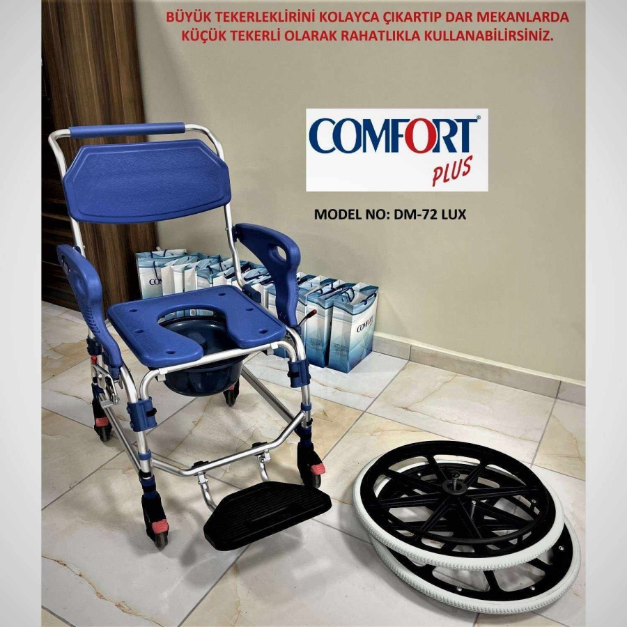 COMFORT PLUS DM-72 LÜX BANYO TUVALET SANDALYESİ