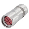 5 li paket ,Power connector straight for S-1FL6 HI 4-pole insulator Union nut 4x socket contact (1-2.5 mm2) For cable diameter 7.5-12